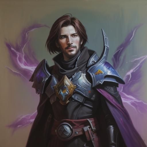 Destiny Lord Warlock as Oil Painting