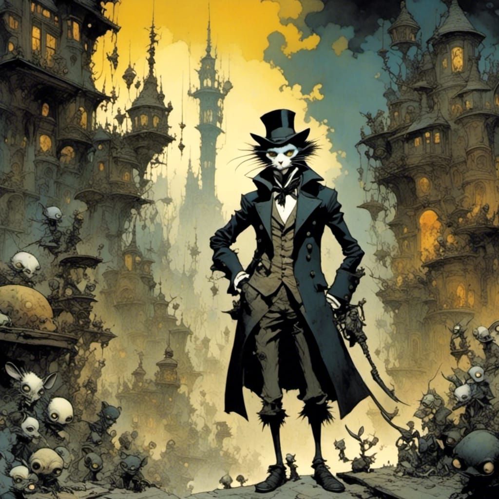 Epic Fantasy Masterpiece with Detailed Background