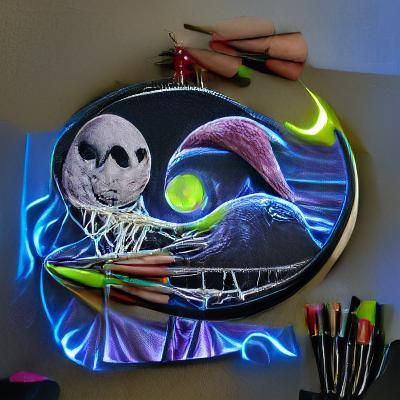 Nightmare Before Christmas Inspired Scene