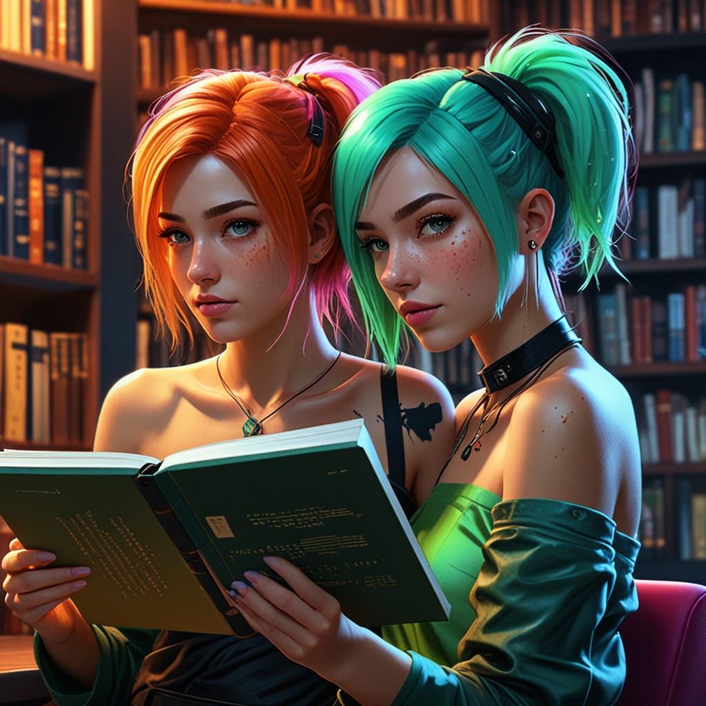 Library girls