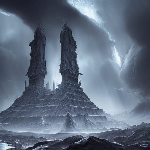 Epic Void Entities in Digital Matte Painting