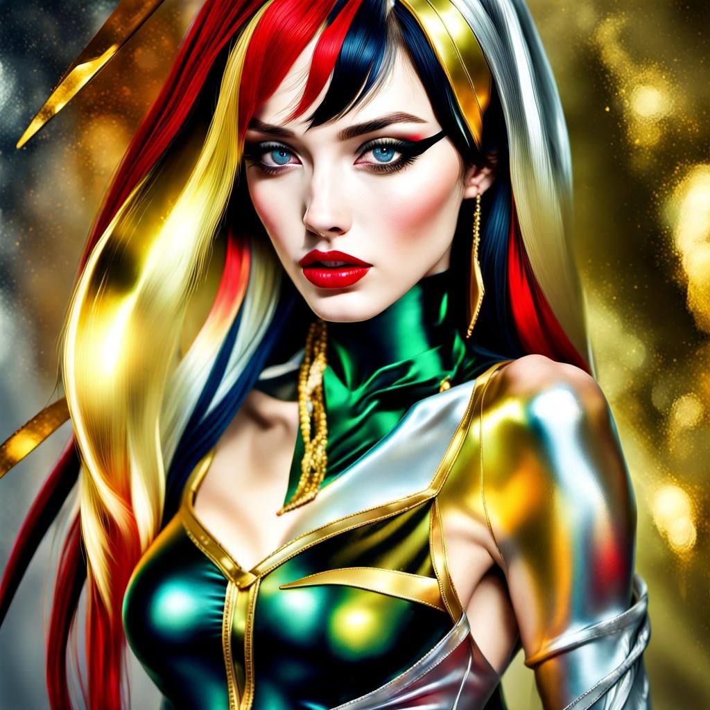 Captivating Beauty in Vibrant Colors