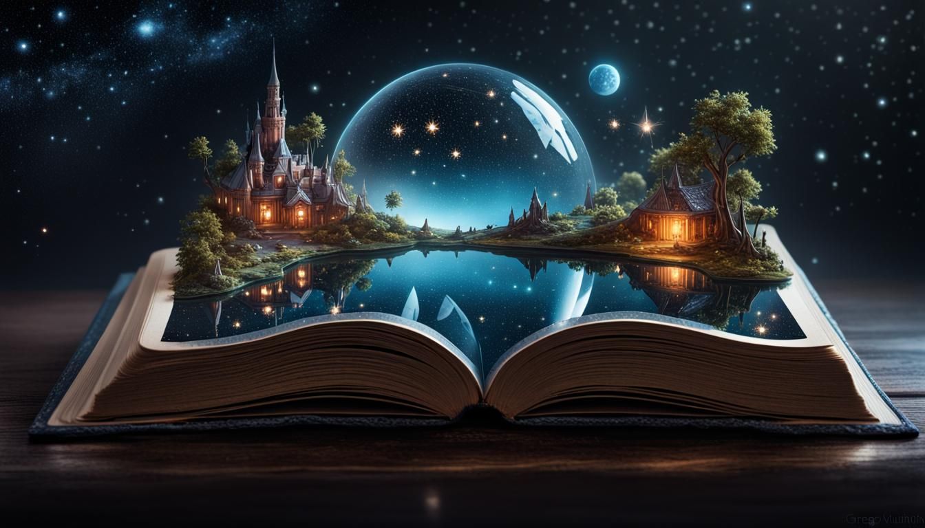 Miniature Fantasy World Emerges from Book