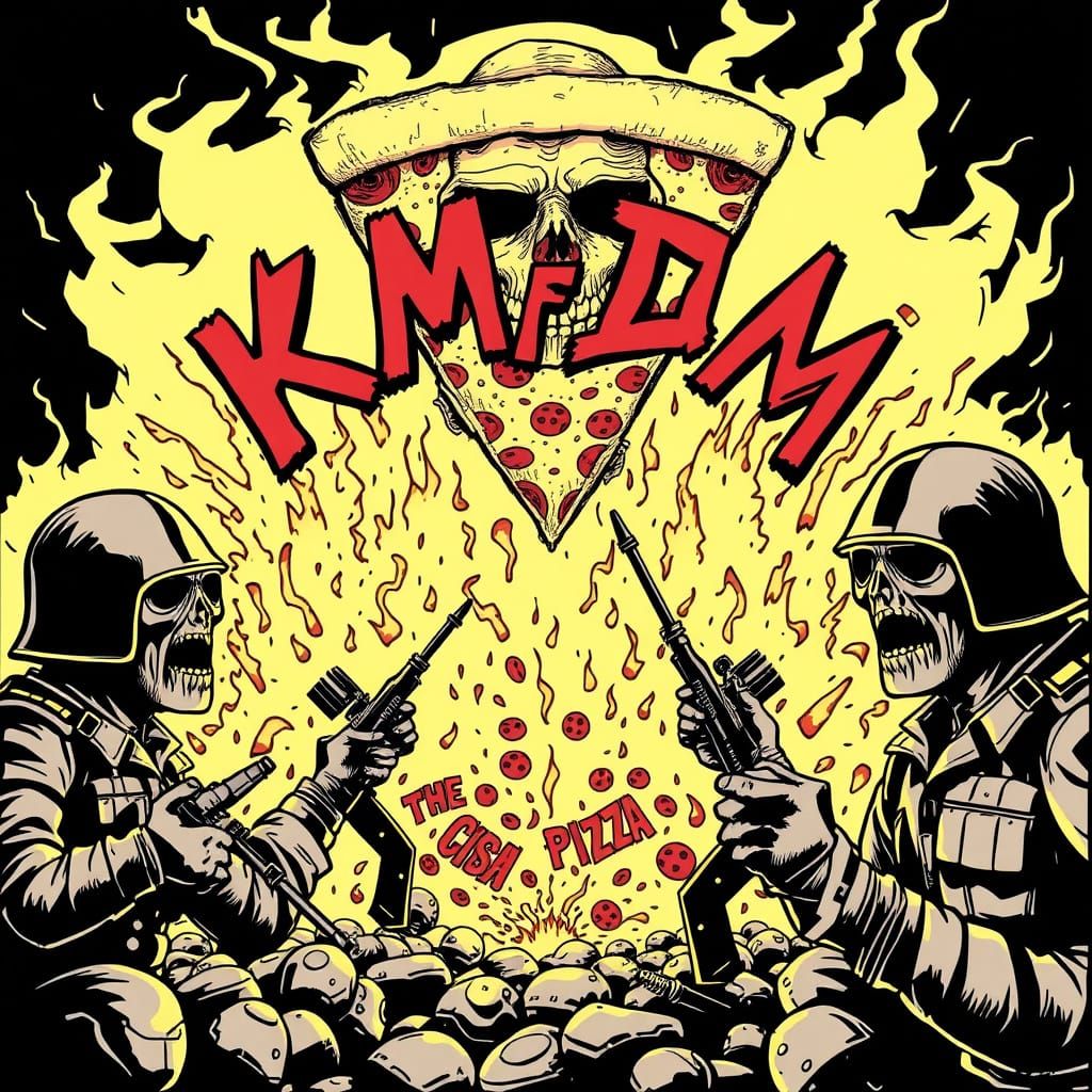 Fictional Album By KMFDM-Pizza