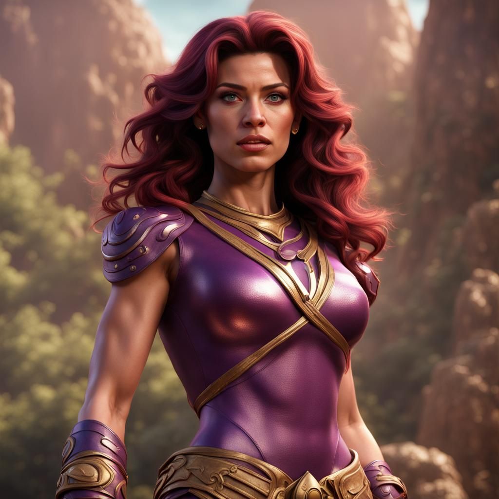 Megara as Power Ranger: Hyperrealistic Disney Fan Art