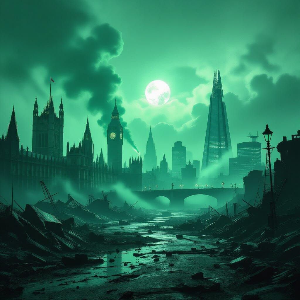 South London After Nuclear Bomb and Alien Invasion