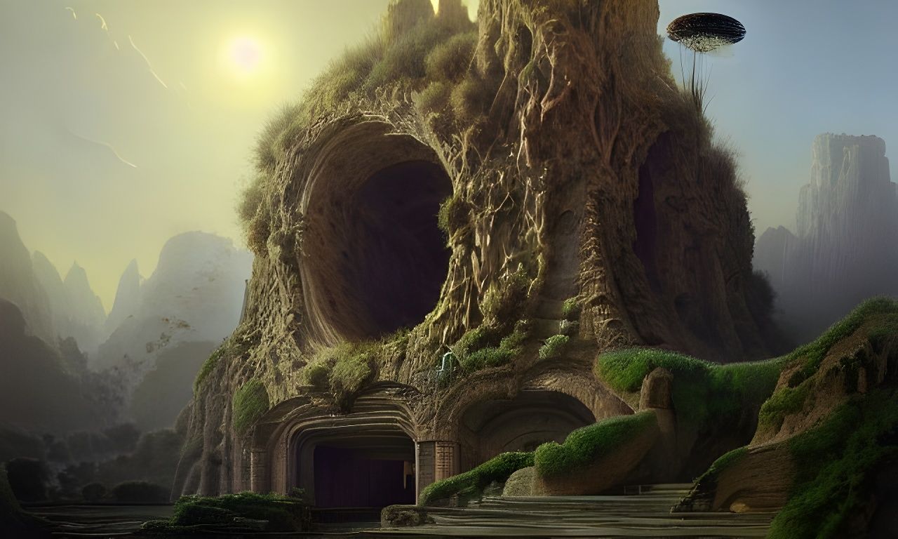 Overwhelming Natural Monument in Hyper-Realistic Style