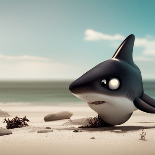 Epic Baby Shark Digital Matte Painting