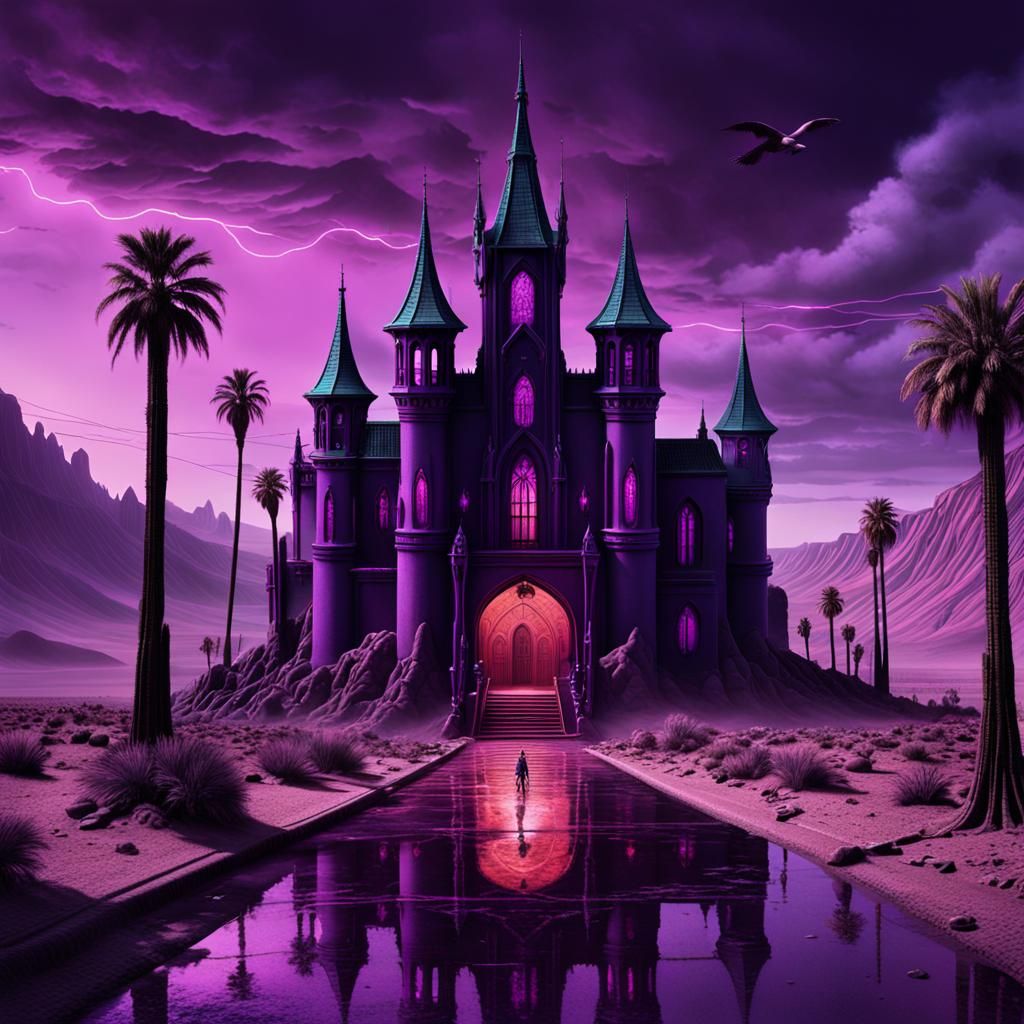 Hotel California: A Dark Fantasy Landscape