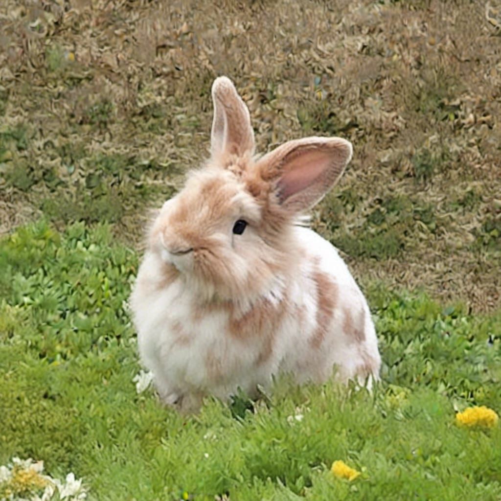 <lora:Snufi bunny:1.0> Our bunny in a meadow... again.