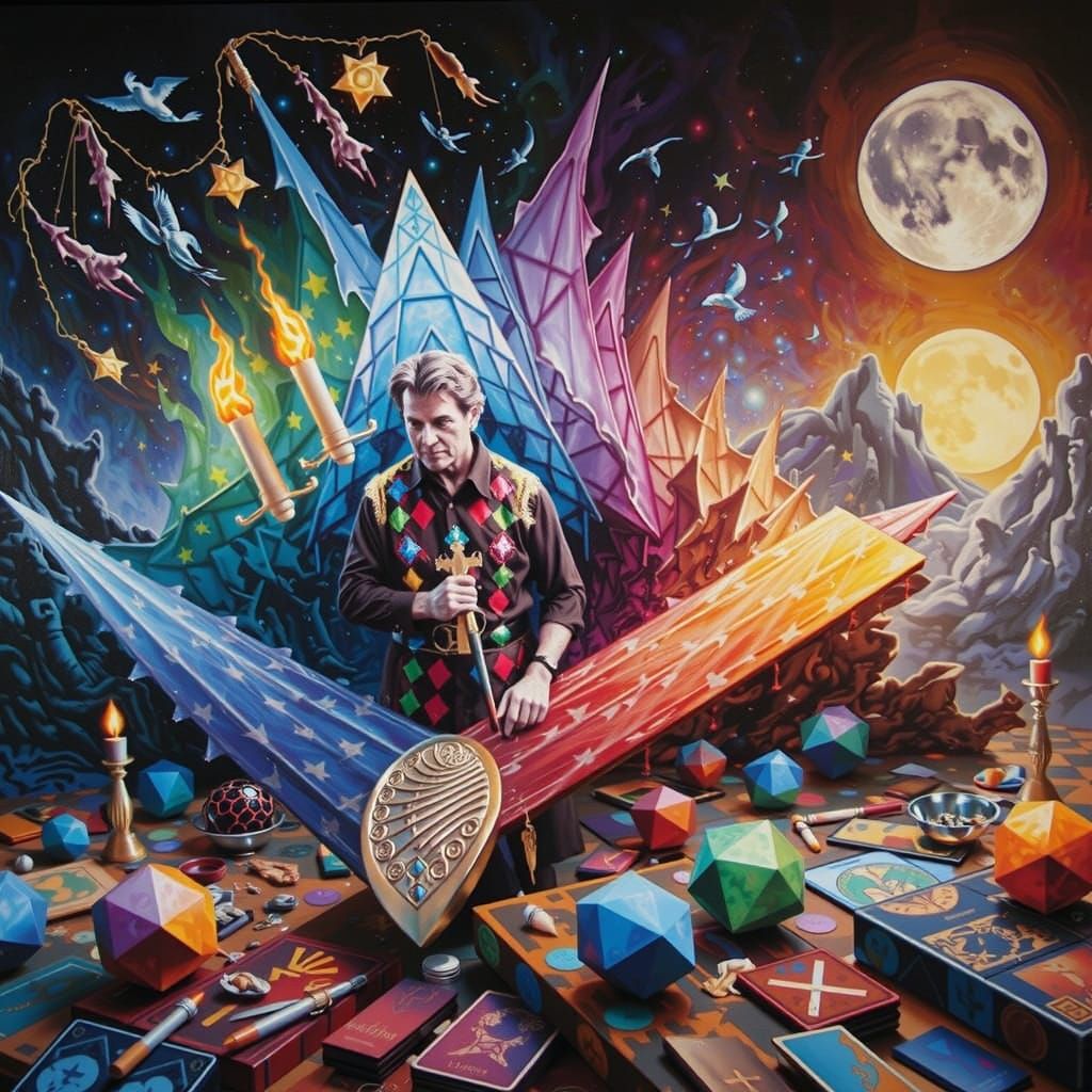 Crowley Thoth Tarot Card Art