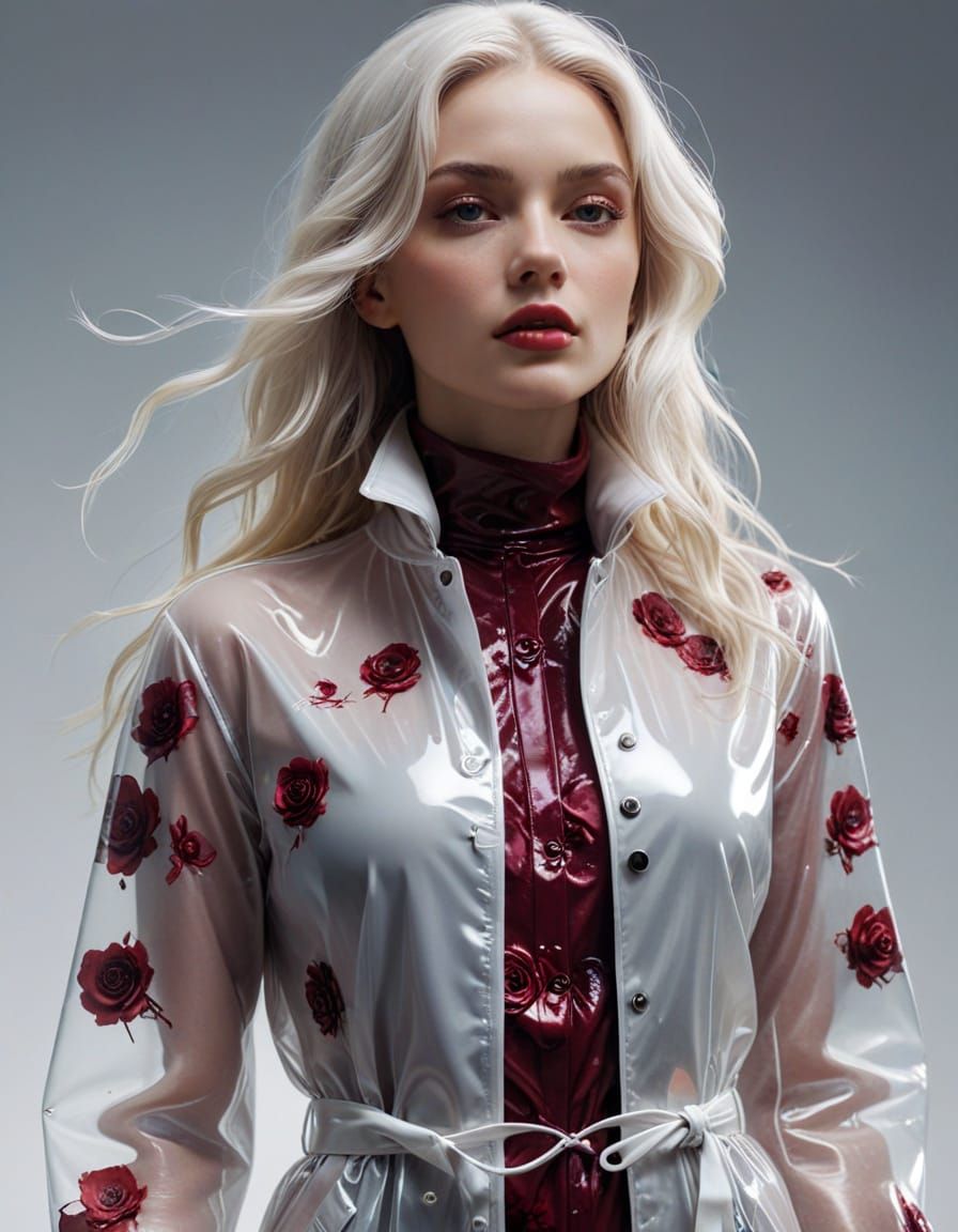 Full-body fashion portrait