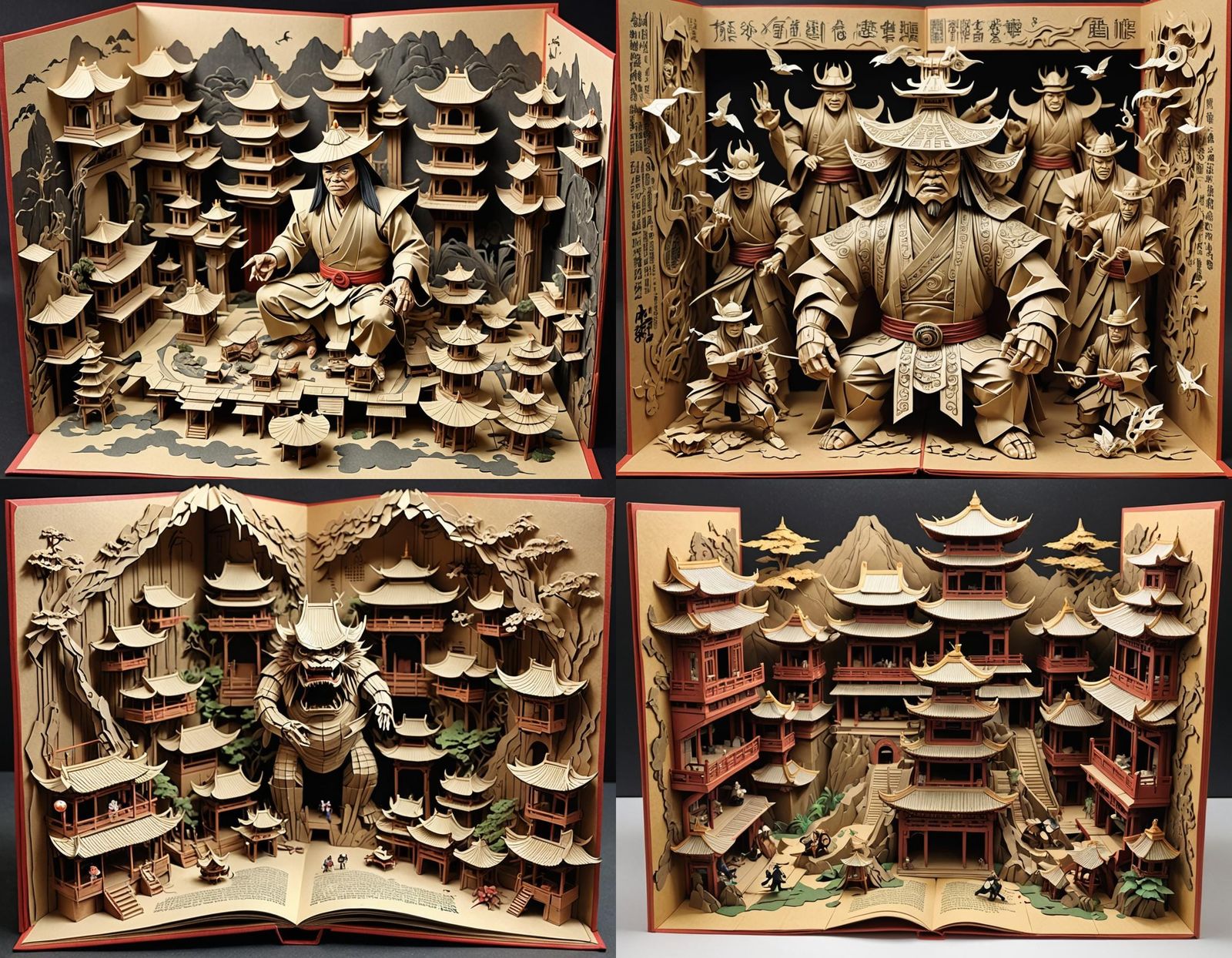 Origami Homunculus Disaster in Pop-up Book