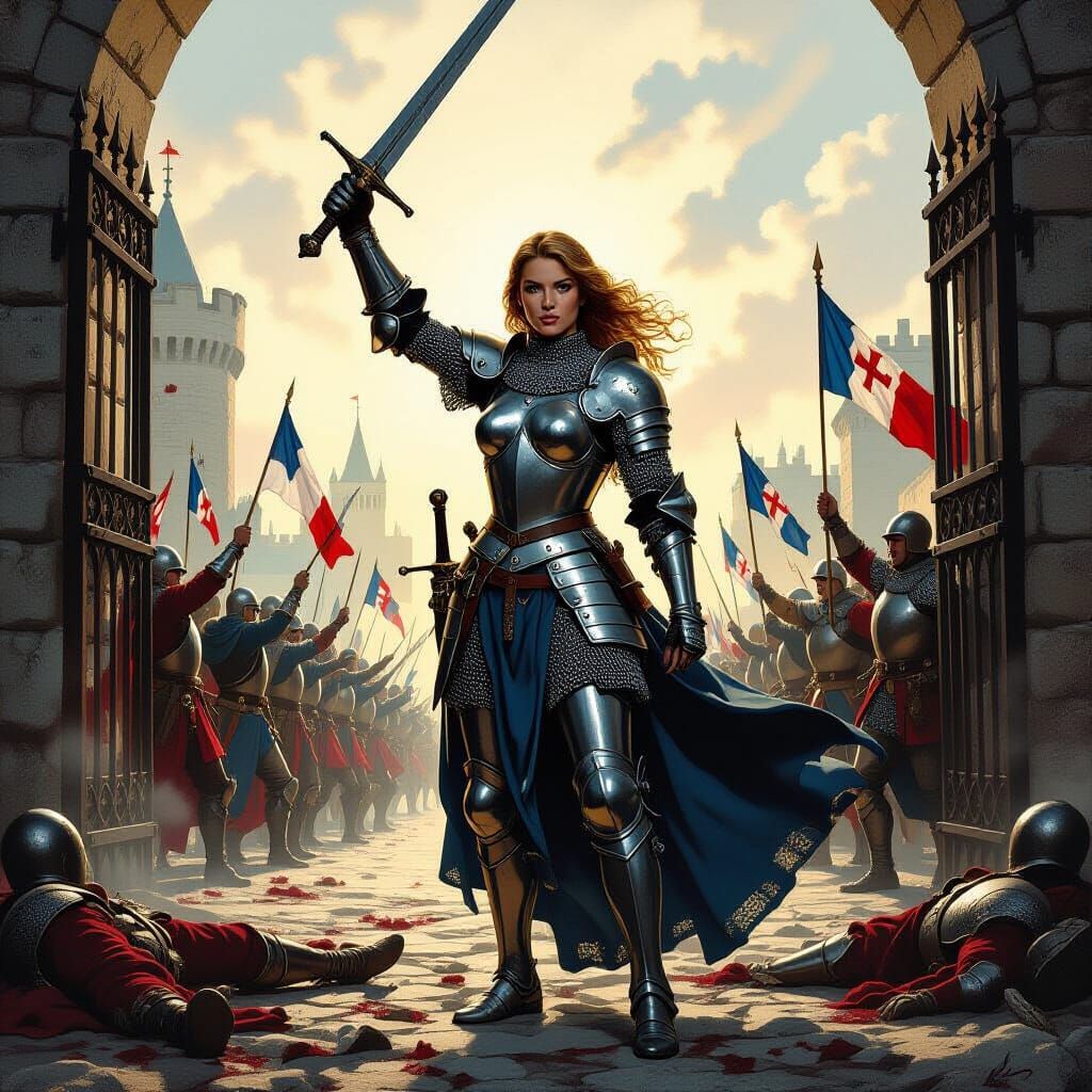 Joan of Arc Triumphs at Siege of Orléans