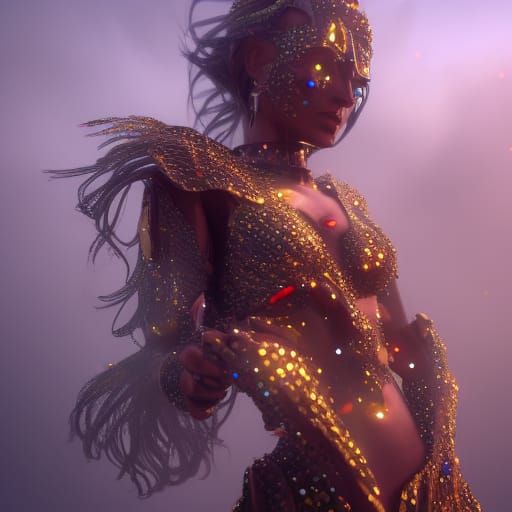 Dazzling Dancer in Sci-Fi Waltz