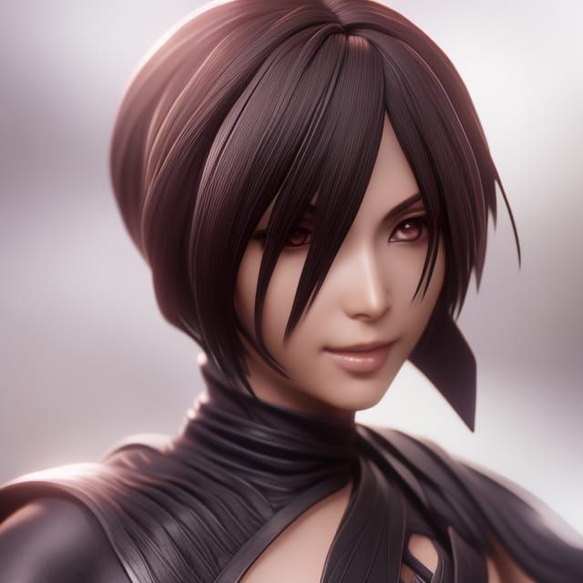 Rukia Portrait in Unreal Engine Style