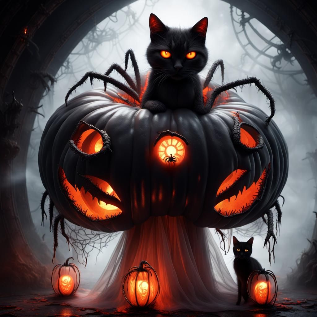 Steampunk Gothic Horror with Ghostly Figure