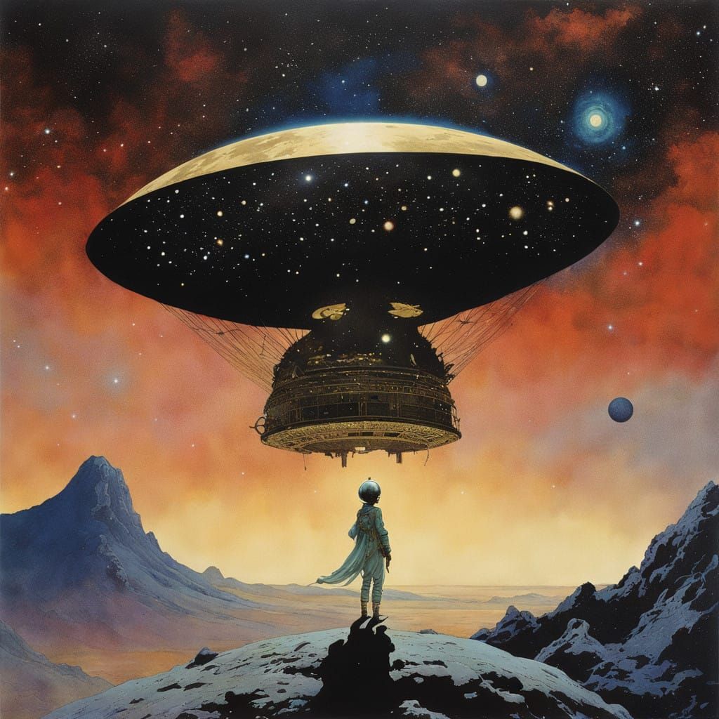 Cosmic Fairy in Space Attire