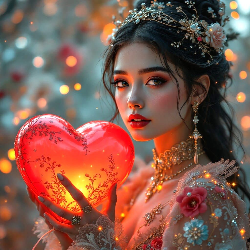 Ethereal Beauty in Dark Fantasy Style