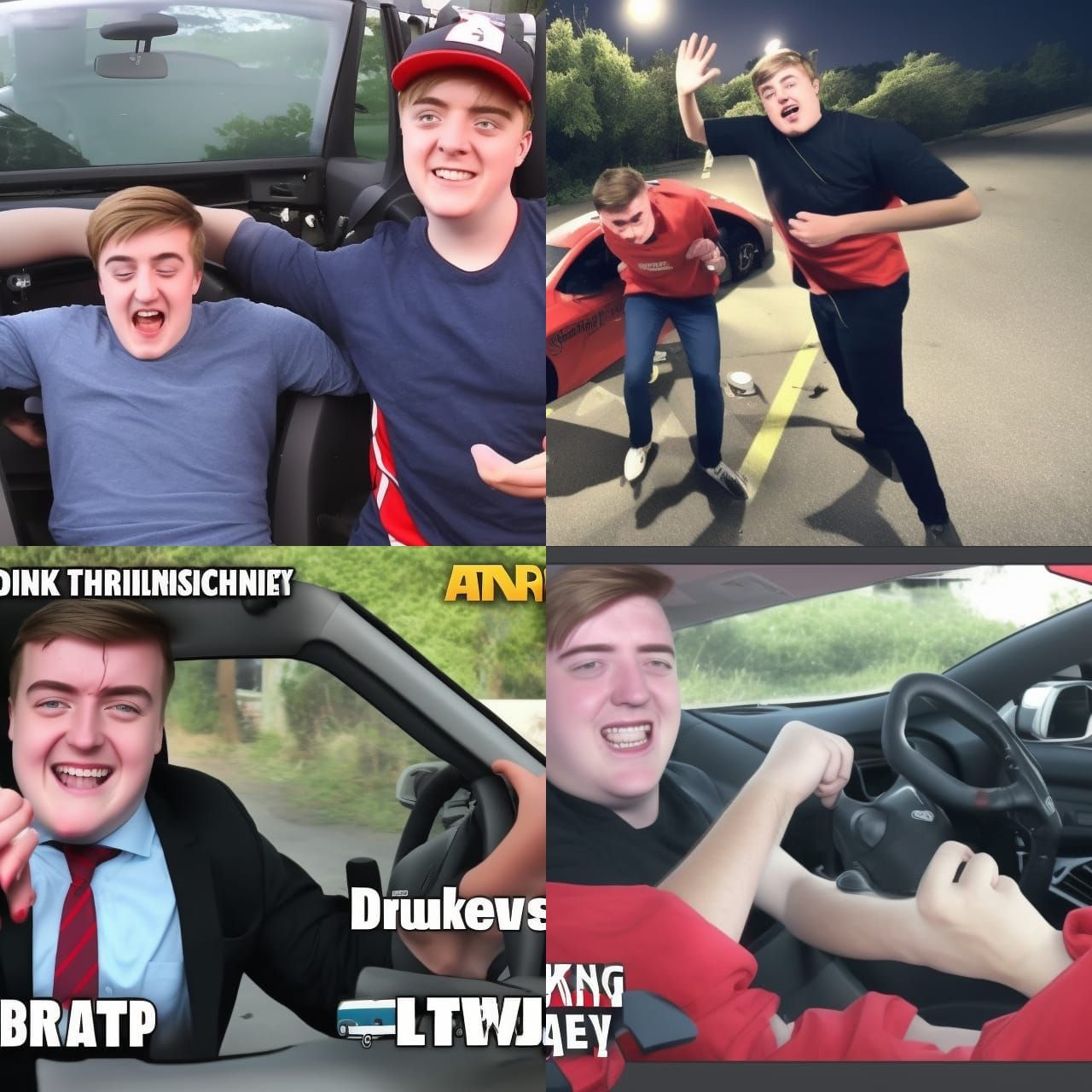 Mr Beast Drunk Driving Challenge Scene
