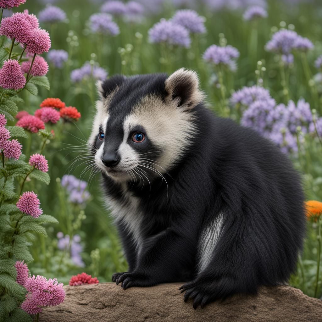 Vampire Girl with Plaid Skirt and Red Eyes