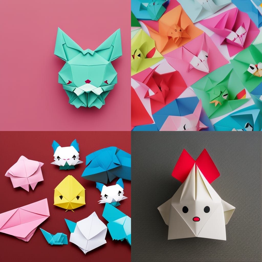 Sanrio Origami Papercraft in 8K Resolution