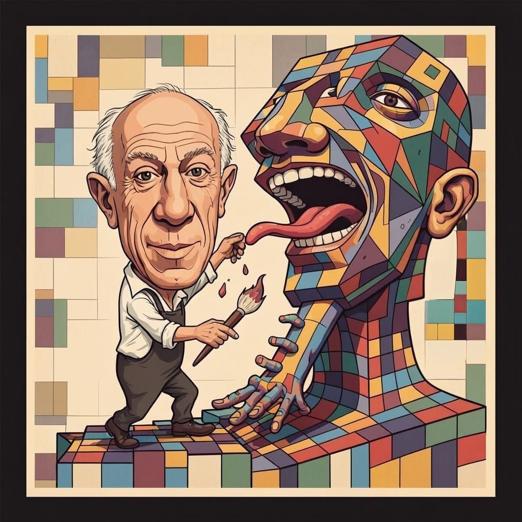 Colorful Squares Art