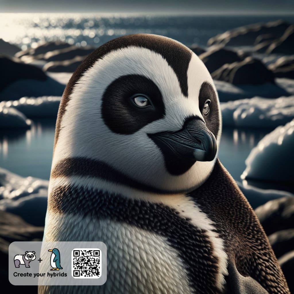Penguin Panda Hybrid CreatureFusion Creation