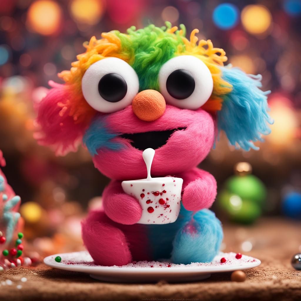 Muppet Characters Baking Christmas Cookies, Splatterpaint St...