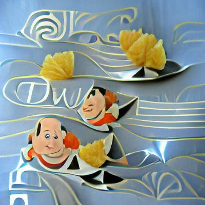 Abstract Image Generated From an Empty Prompt