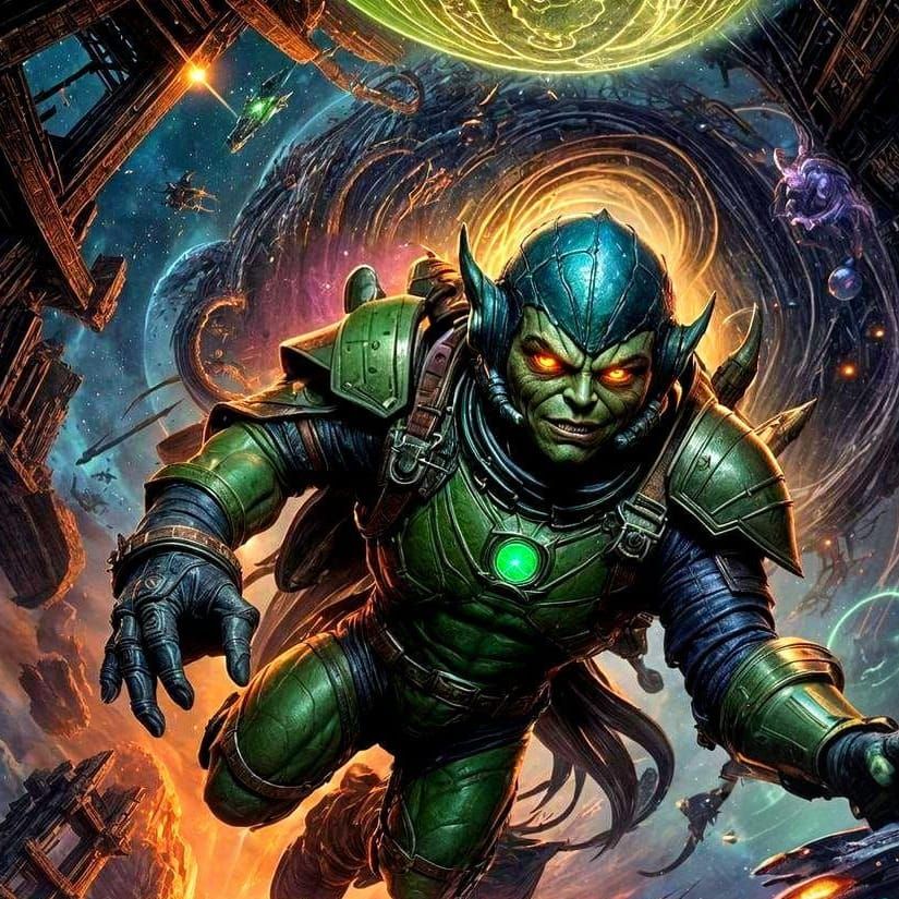 Green Goblin Space Commander in UFO