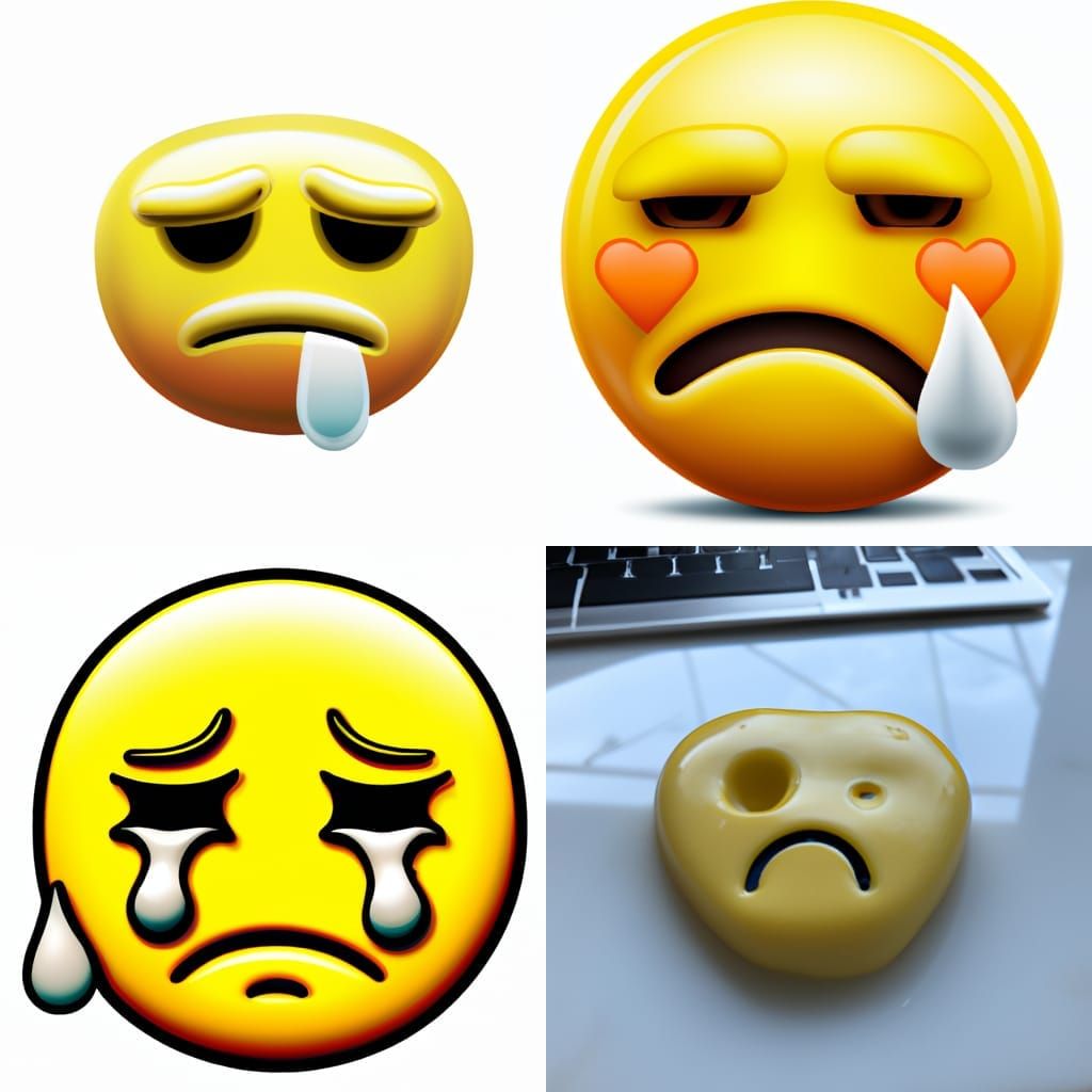 Melting Emoji Face