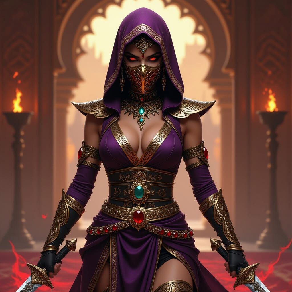 Ottoman Assassin: Mileena Reimagined in Silk and Fury