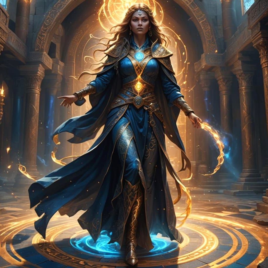 Fantastical Matte Painting with Deep Color in 8K