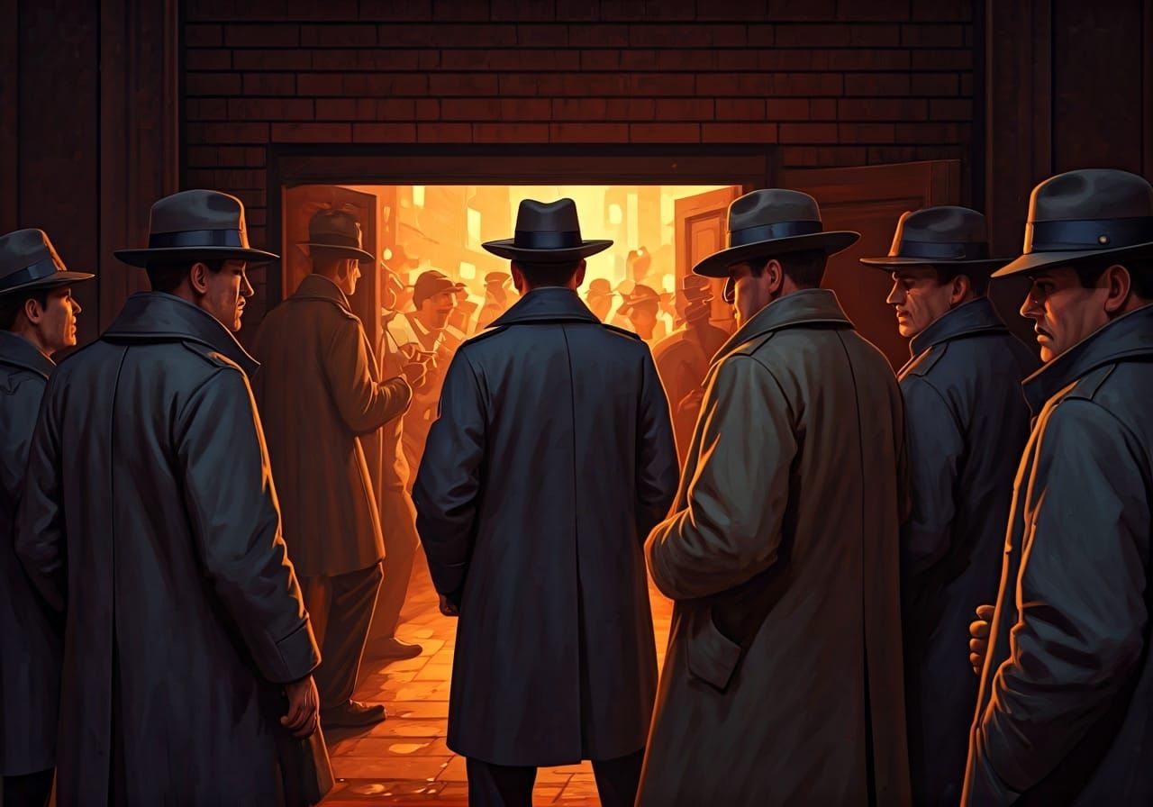 Chicago Police Ambush Speakeasy, Ashcan School Realism