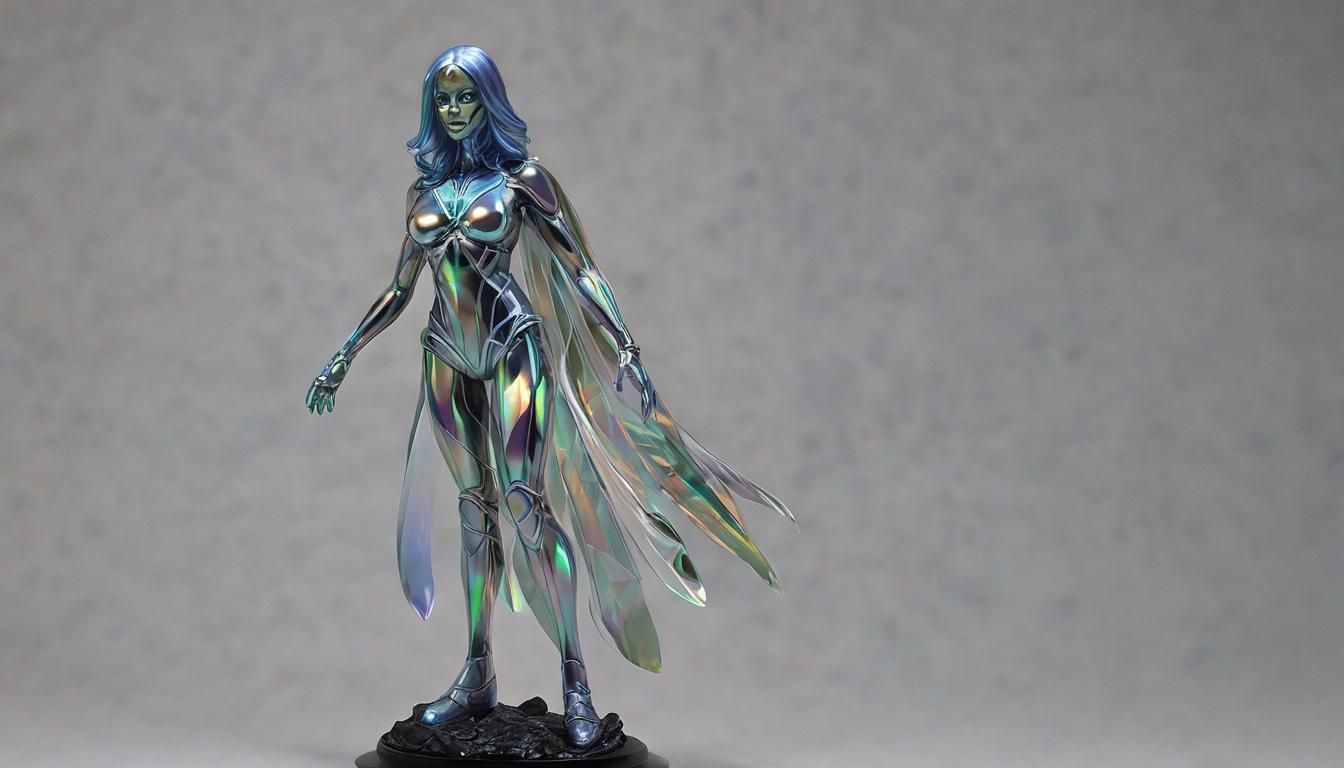 Spectrolite Opalescent Psychedelic Intricately Ethereally Gossamer Ghostly Sculpture Illusionary Holographic Teen Titan ...