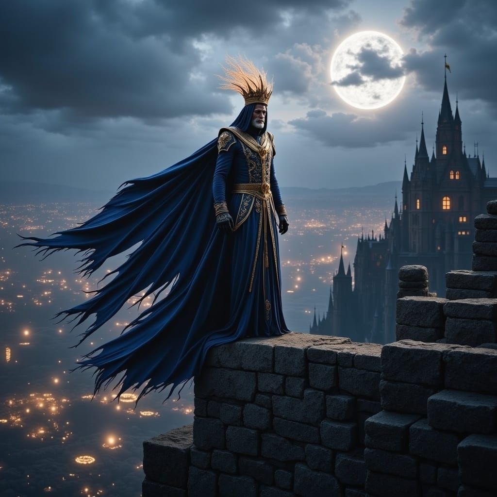 Majestic Sorcerer King in Unreal Engine 3D