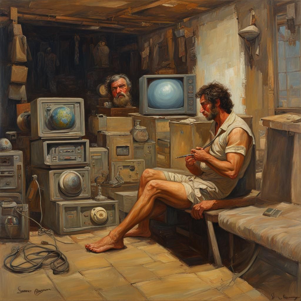 Surreal Dream in Oily Interwoven Networks