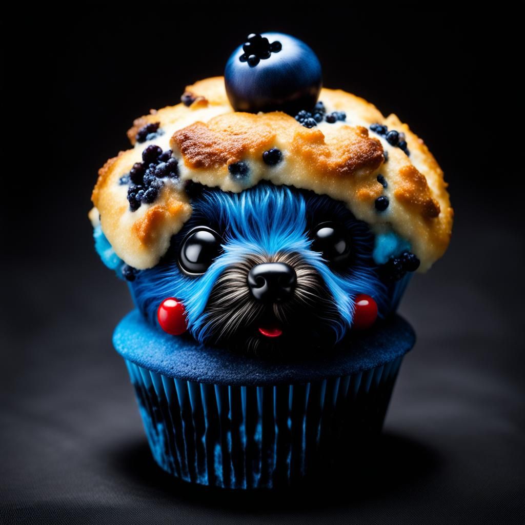 Demonic Cyborg Bear Portrait in Hyperrealistic Style