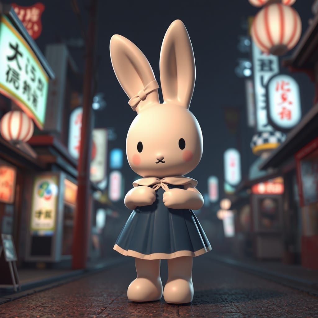 Miffy Visits Japan: 3D Anime Art