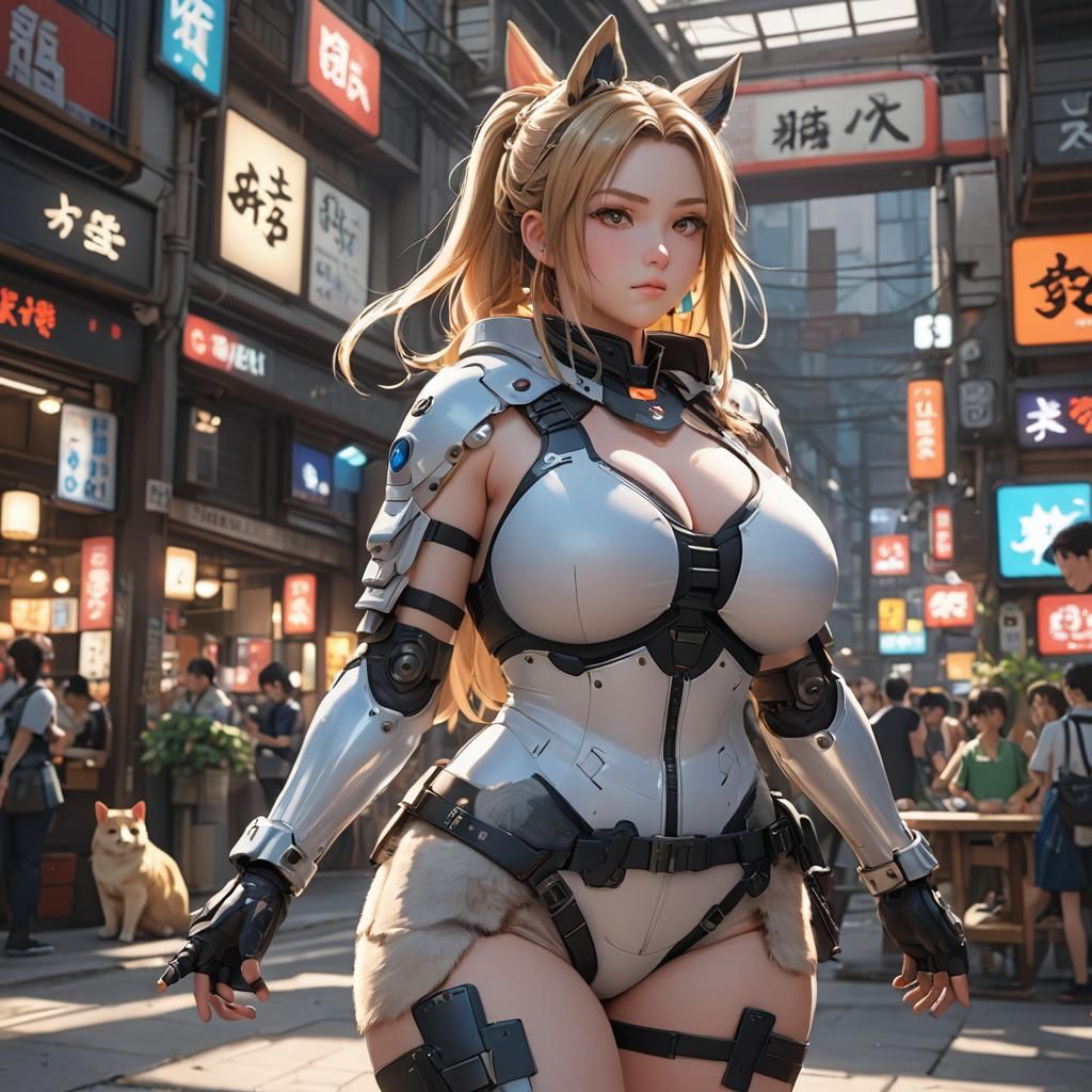 Anime-Inspired 3D Art with Extreme Detail