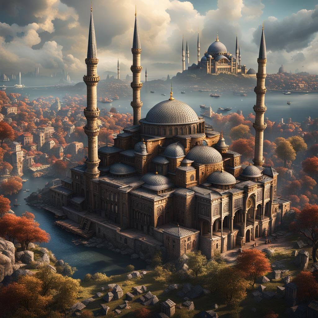 Fantastical Istanbul: Detailed Matte Painting