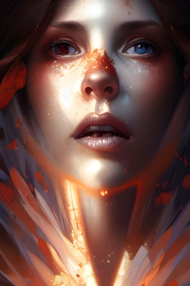 Angelic Demon: Heaven and Hell Portrait