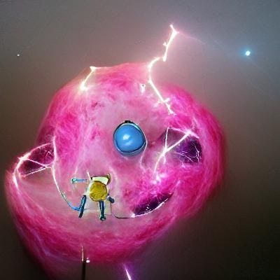 Pink Neutron Star with Adventure Time Elements