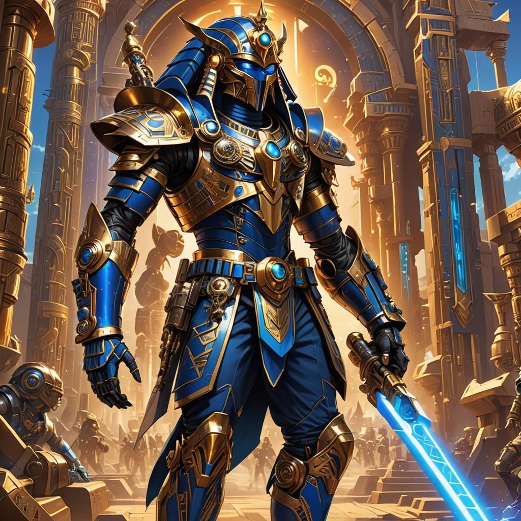 Steampunk Egyptian Pharaòh