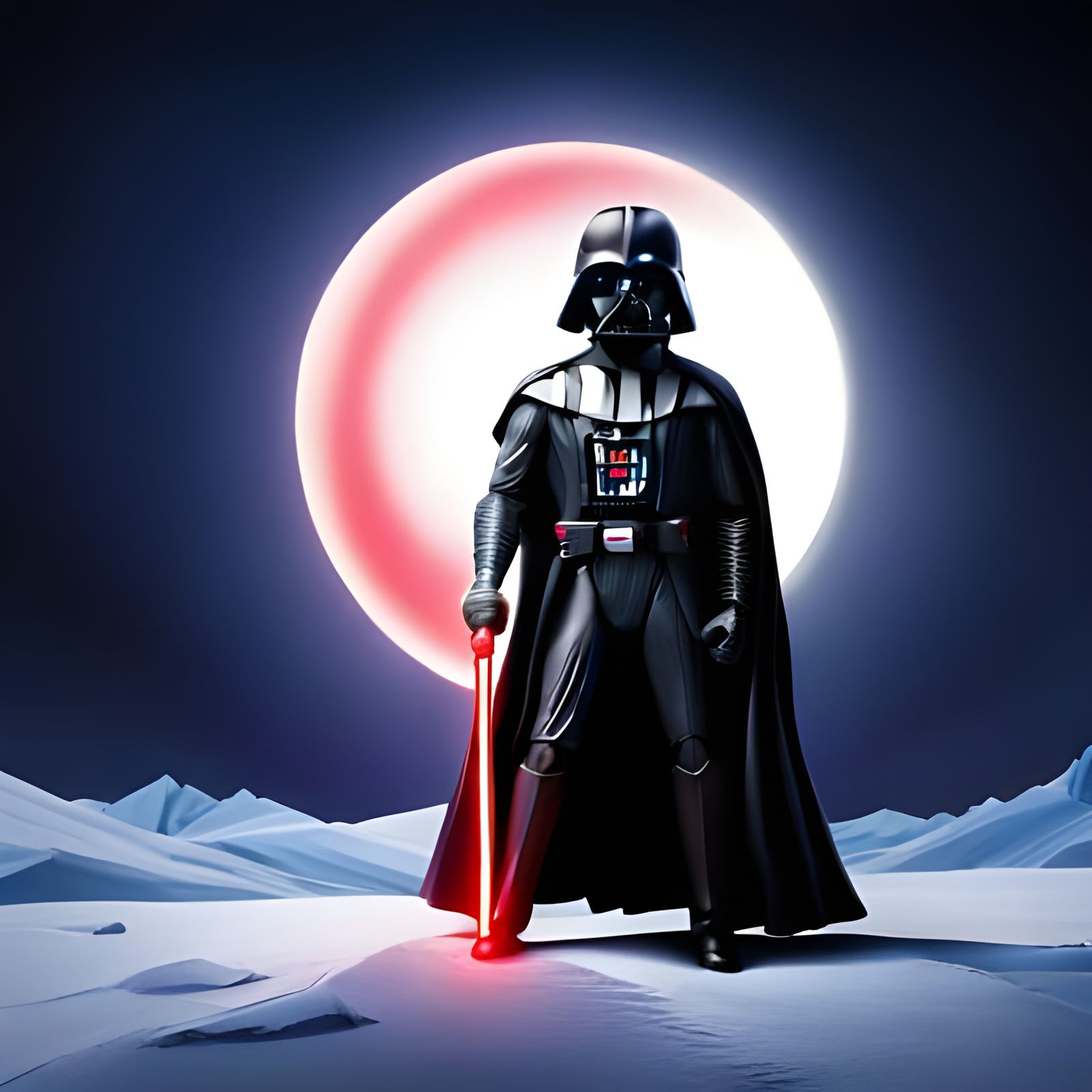 Claymation Darth Vader with Lightsaber