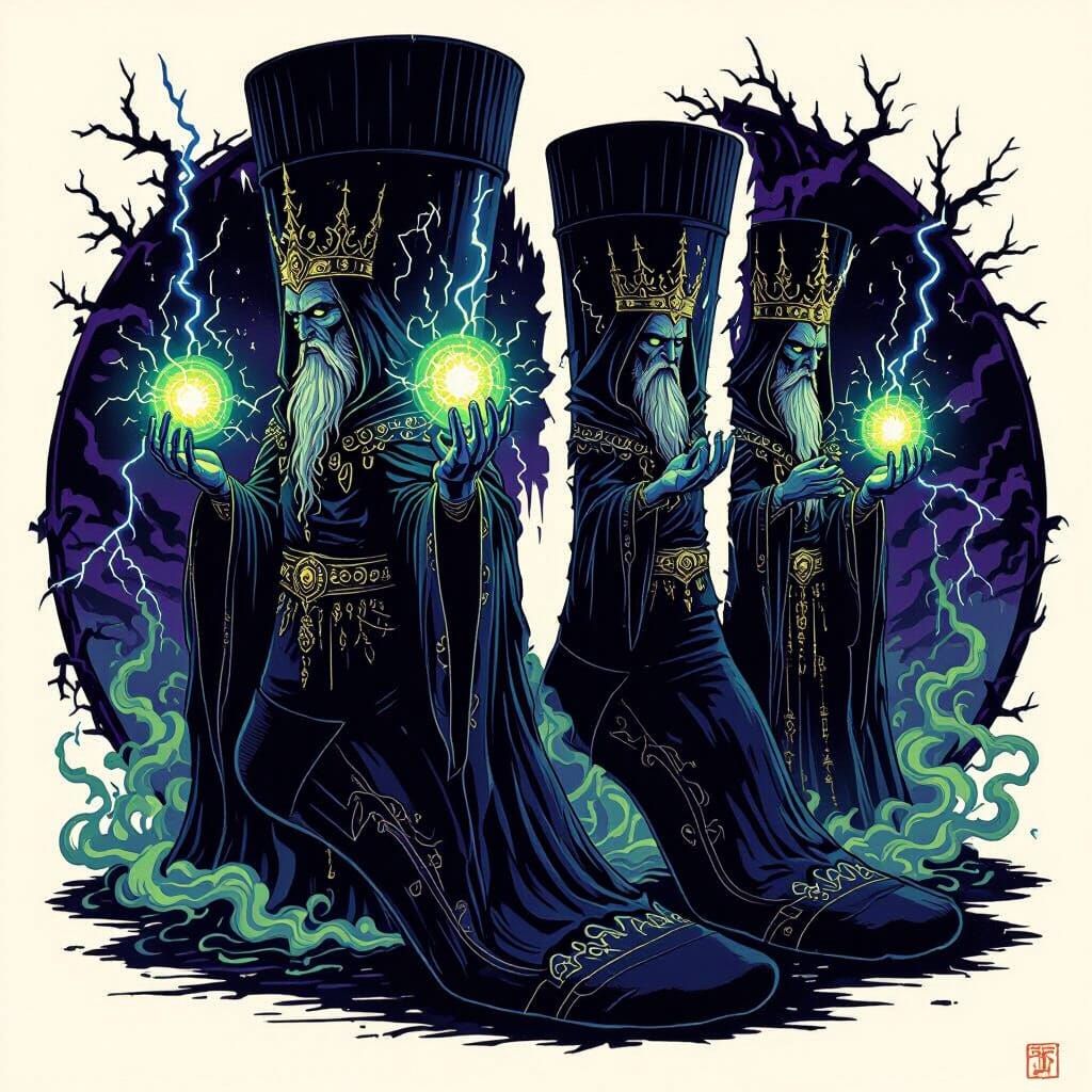 Lich King Socks in Dark Fantasy Style