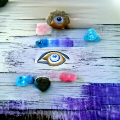 Detailed Depiction of an Intricate Evil Eye