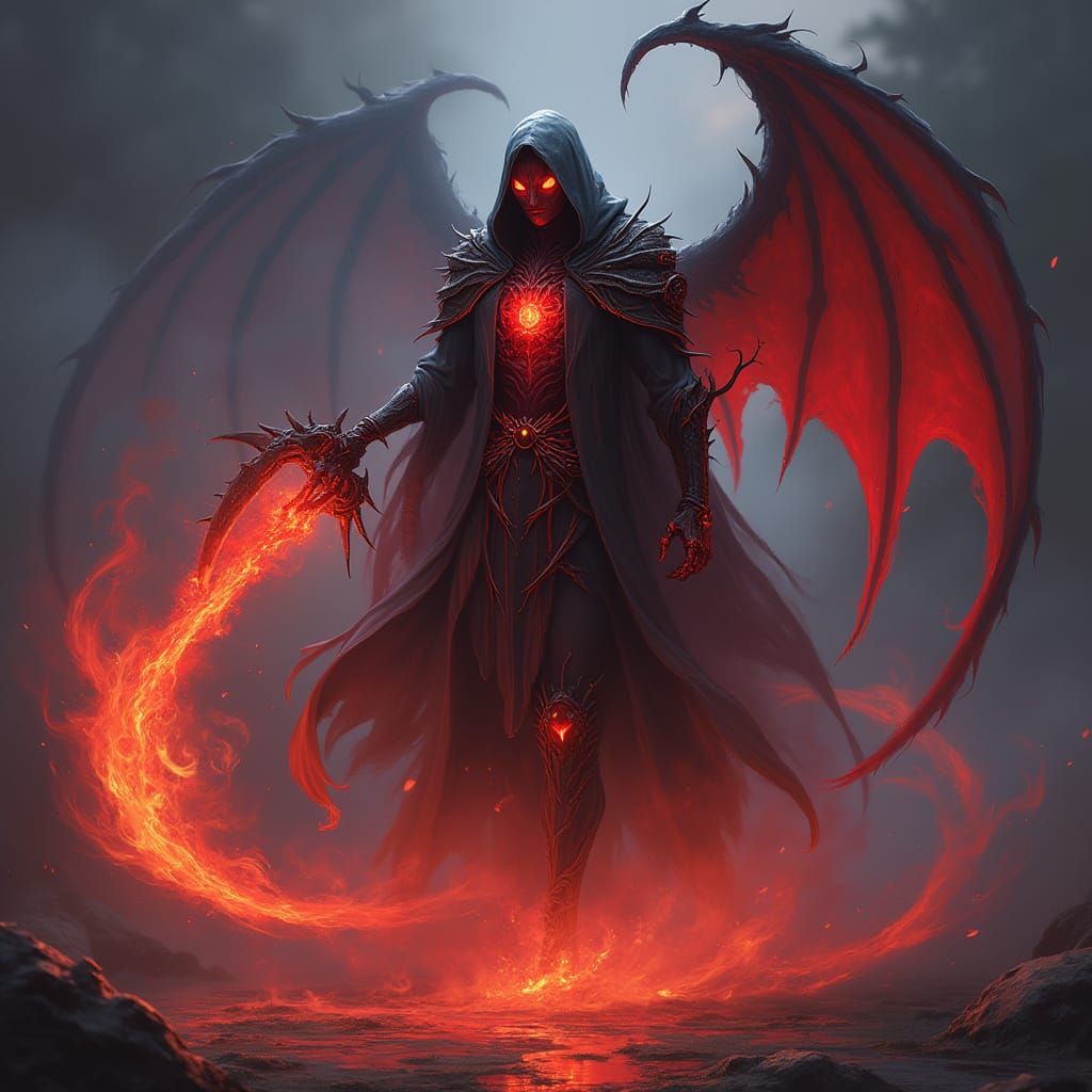 Ember Wraith Rises From Fiery Rift