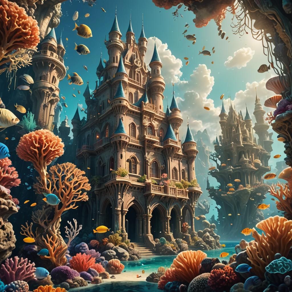 Breathtaking Underwater Kingdom with Coral Reefs